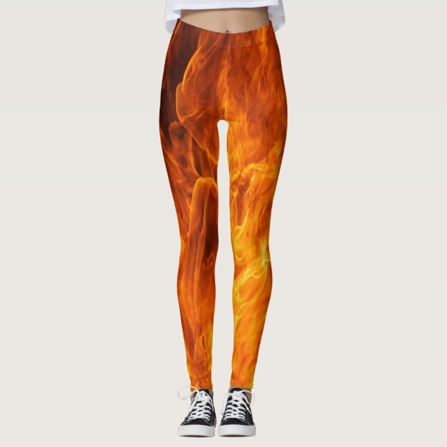 Legging Chama laranja (Frente)