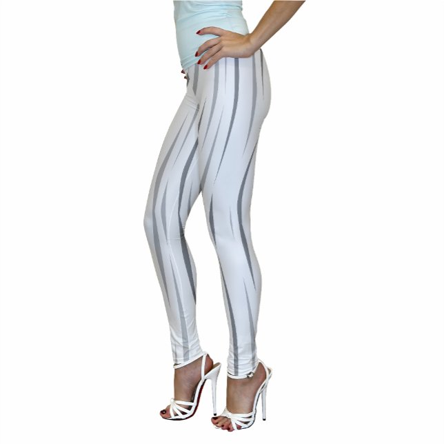 Legging Chamas Brancas Orgânicas Únicas e Amorosas (Casual Wear Woman Leggins)