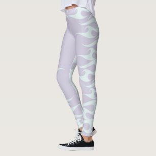 Legging Chamas de pinta e Lavanda de Pastel