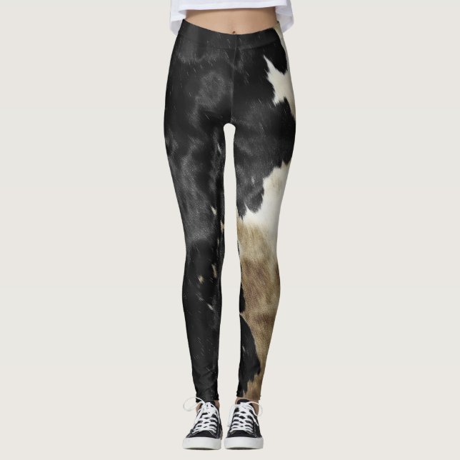 Legging Champanhe Dourado Cowboy Cowhide (Frente)
