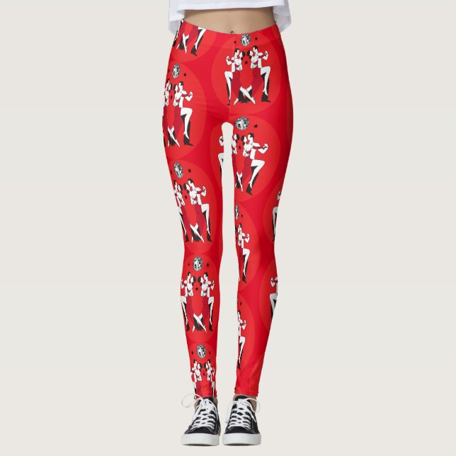 Legging Champiões dançantes de salão (Frente)