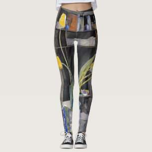Legging Charles Rennie Mackintosh - Tulipas Amarelas