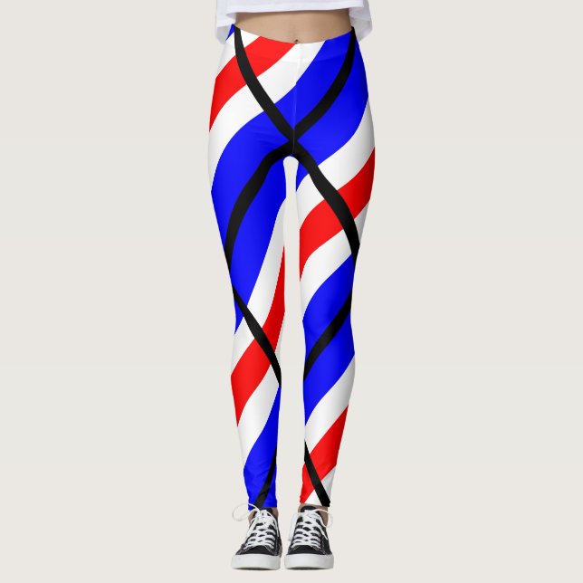 Legging Charlie Red White Blue (Frente)
