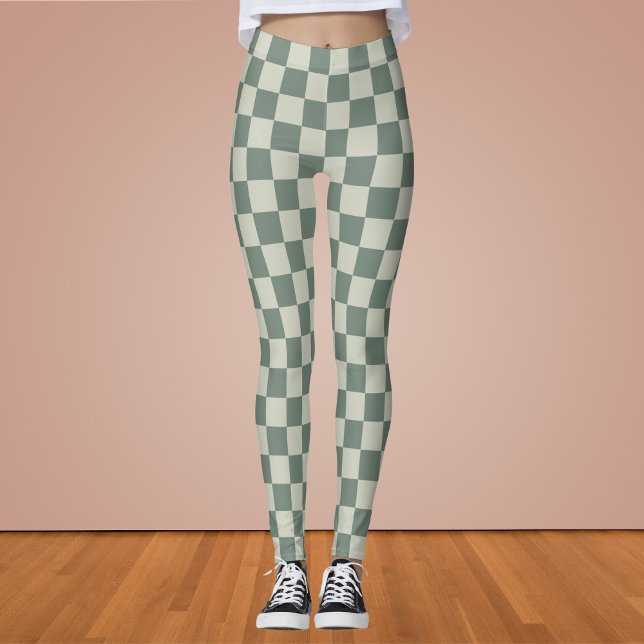 Legging Checkerboard verde (Criador carregado)