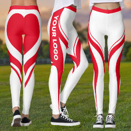 Legging Cheerleader de Logotipo Uniforme da Equipe do Bumb