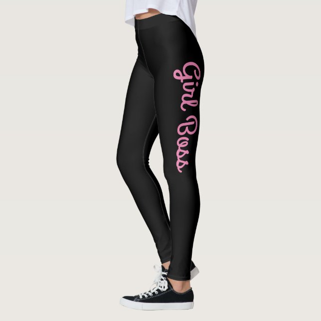 Legging Chefe de Garota Personalizável (Esquerda)