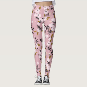 Legging Cherry Blossom Rosa: Primavera de Tensão