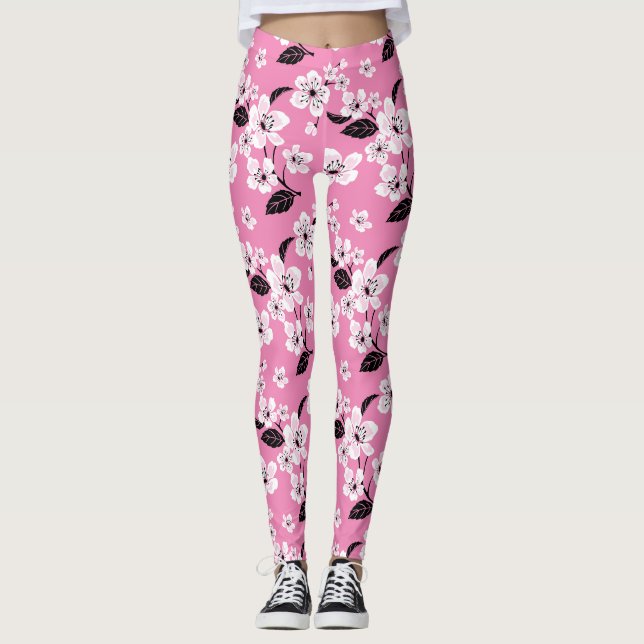 LEGGING CHERRY BLOSSOM - SAKURA (LITE PINK) (Frente)