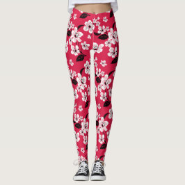 LEGGING CHERRY BLOSSOM - SAKURA (VERMELHO)