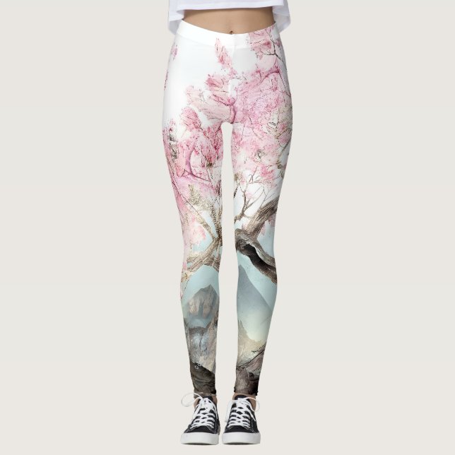 Legging Cherry Blossom Serenade (Frente)