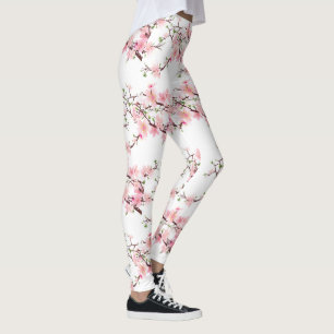 Legging Cherry Blossomas Pancas de SCASAMENTO