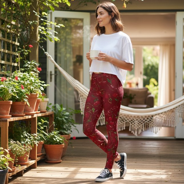 Legging Cherry Bomb Sass (Criador carregado)