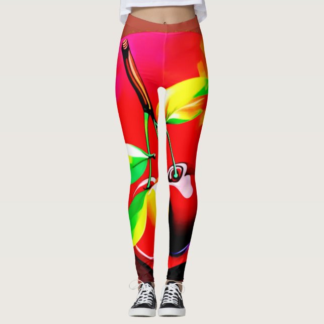 Legging Cherry Duo vibrante (Frente)