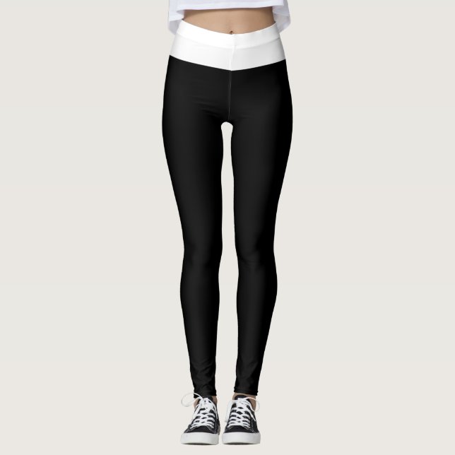 Legging Chic Black and White (Frente)