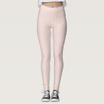 Legging Chic elegante e liso, cor-de-rosa-pincel minimalis<br><div class="desc">Pincel mínimo,  cor-de-rosa sólido e elegante,  leggings quic femininas modernas</div>