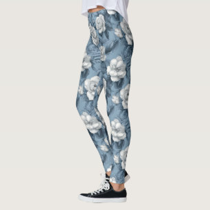 Legging Chic Gardenias Luxo Moda Crossfit