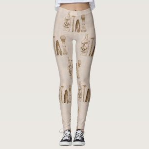 Legging chicotes de barbear