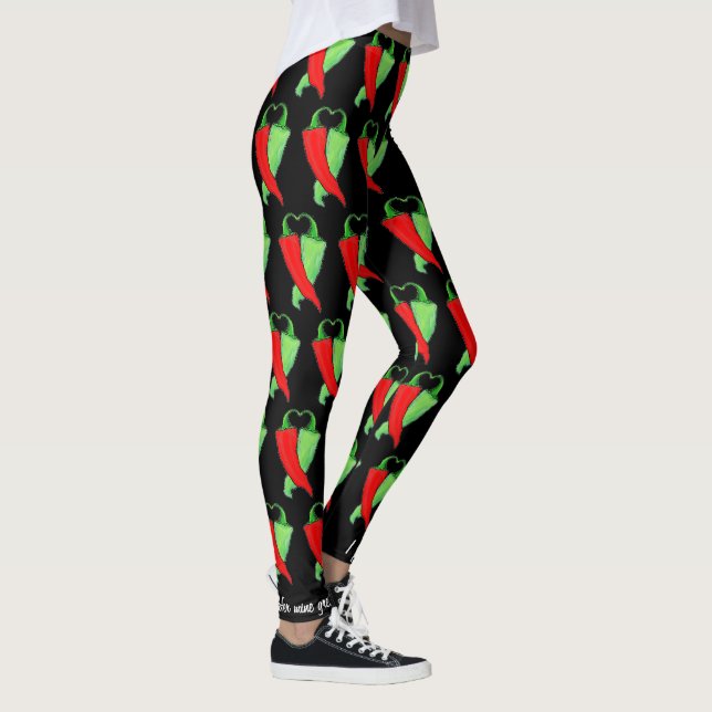 Legging Chile Vermelho ou Verde Personaliza Mulher Gira (Direita)