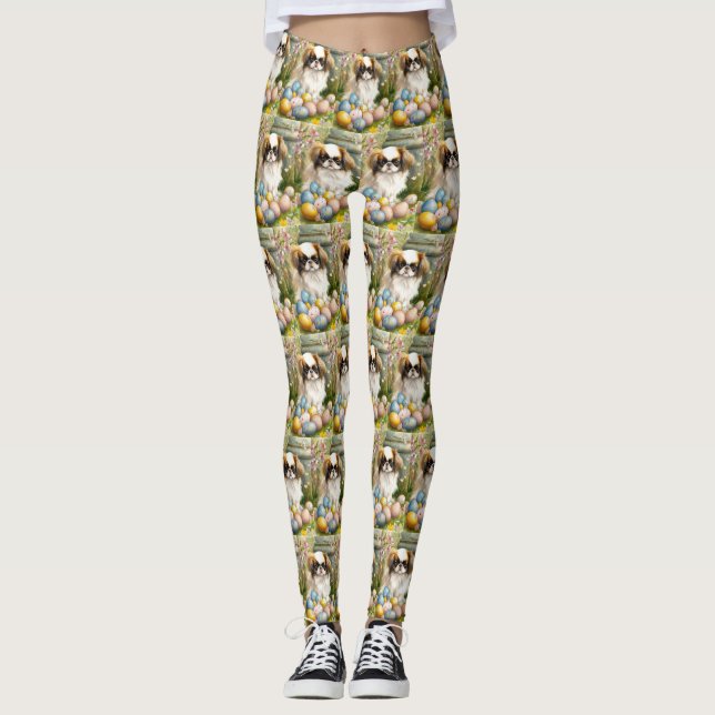 Legging Chin Japonês com Ovos de Páscoa (Frente)