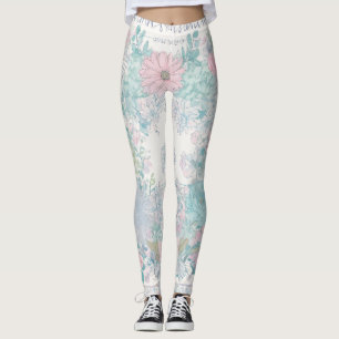 Legging chique sonhador pastel cola mosaico