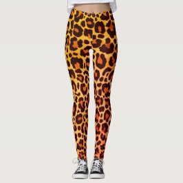Legging Chita Impressão Animal Leopard Safari Trendy Leggi
