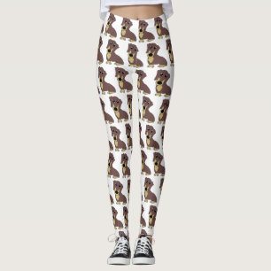 Legging chocolate e desenho animado