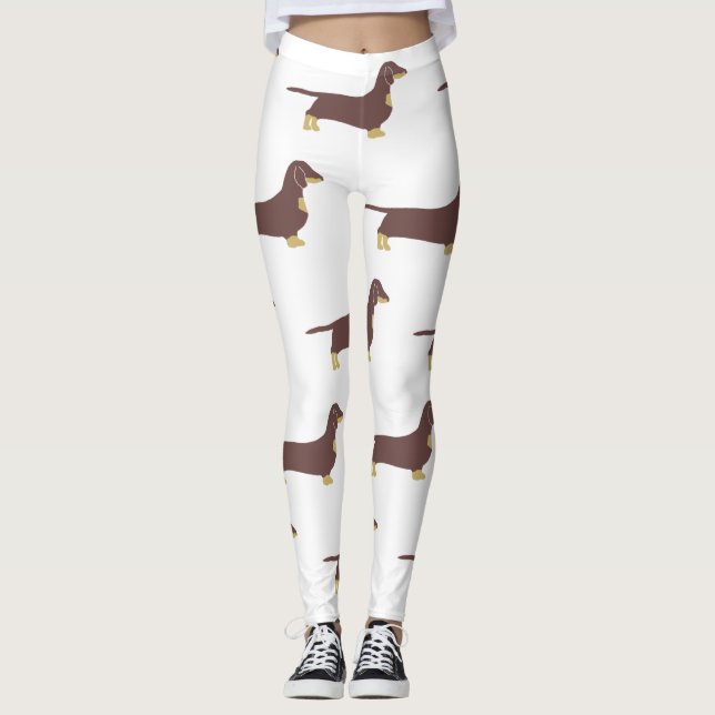 Legging chocolate e silhueta bronzeada (Frente)