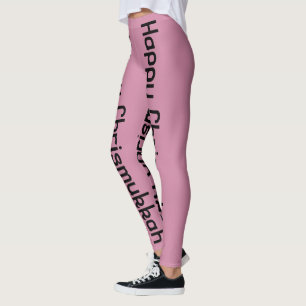 Legging Chrismukkah feliz