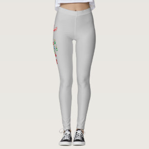 Legging Christmas Bare Branch Tree - Merry Christmas
