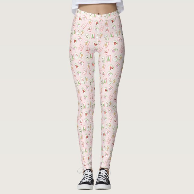Legging Christmas Mahjong Tiles (Frente)