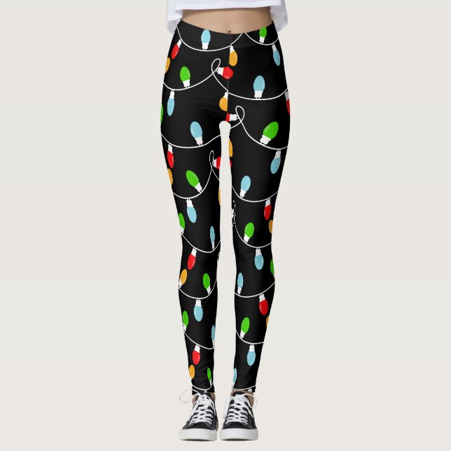 Legging Christmas Night Lights (Frente)