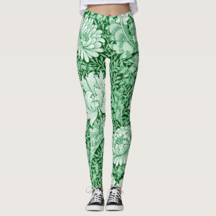 Legging Chrysanthemum Green, William Morris