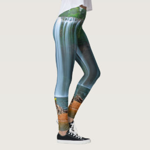 LEGGING CHUVA DE ÁGUA DO FLOR AMARELO