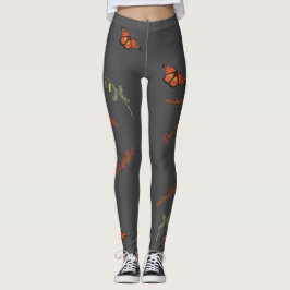 Legging Ciclo de vida da borboleta-monarca