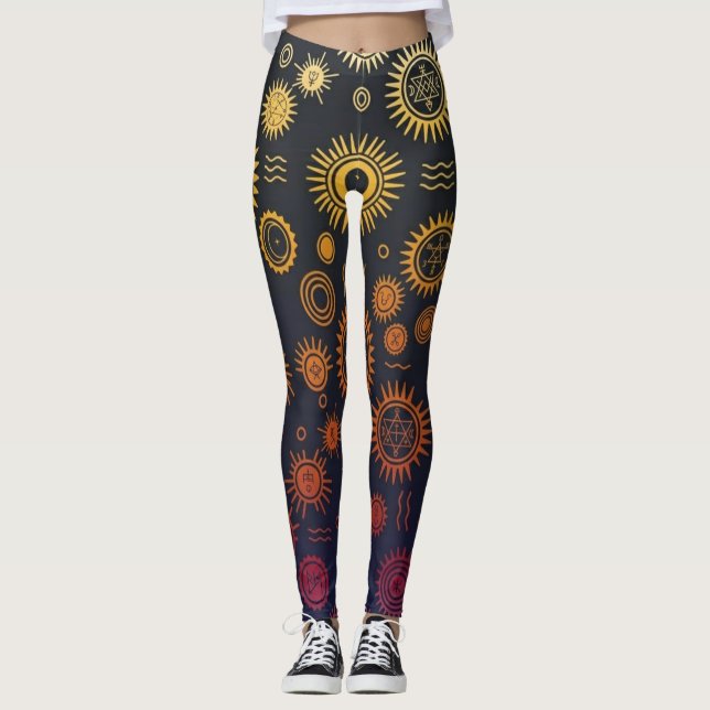 Legging Ciclo Solar Esotérico (Frente)