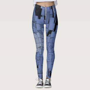Legging Cidade de violeta azul