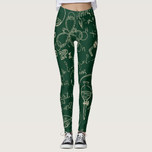 Legging Ciência, química, padrão de laboratório de safra
