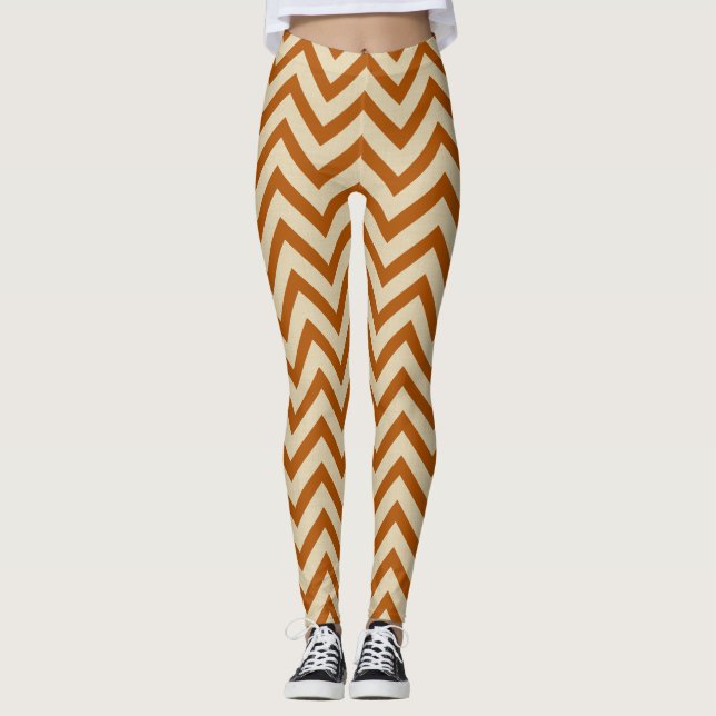 Legging Cinnamon Spice Moods Chevrons (Frente)
