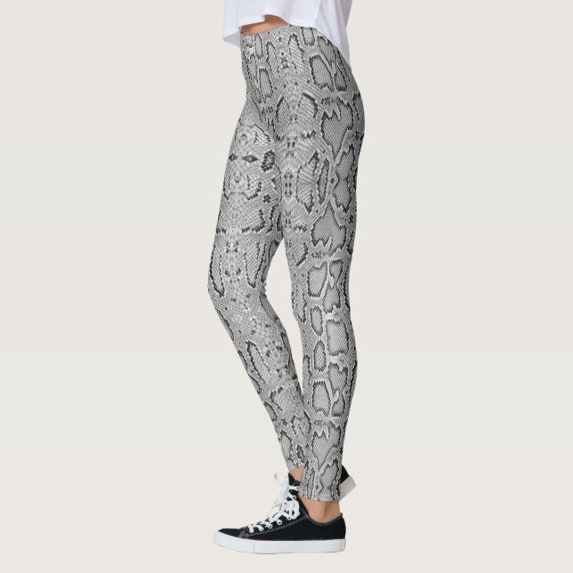 Legging Cinza Anaconda Snakeskin (Esquerda)