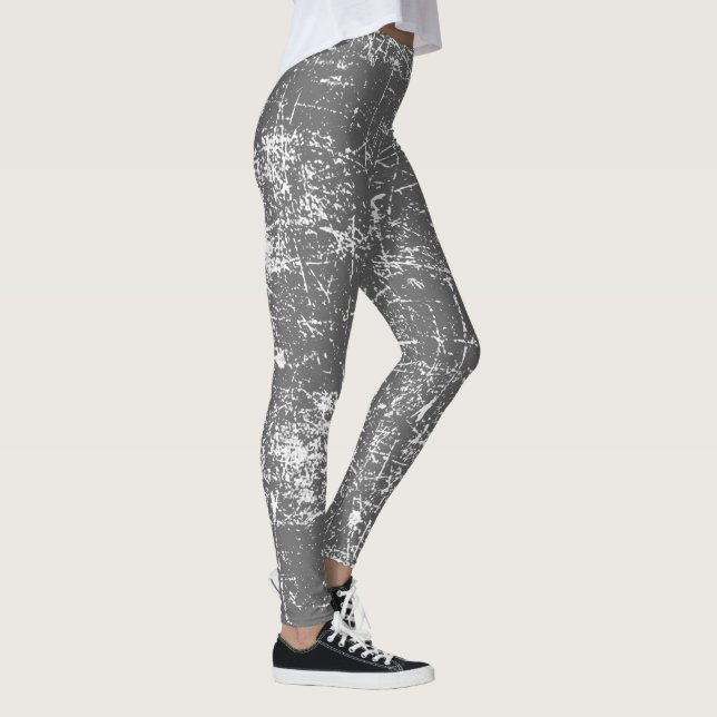 Legging Cinza com aspecto perturbado (Direita)