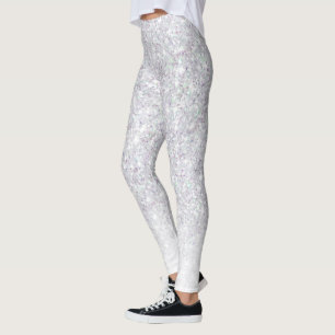 Legging Cinza Glitter Sparkles Moderno