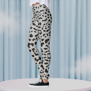 Legging Cinza Leopardo Safari