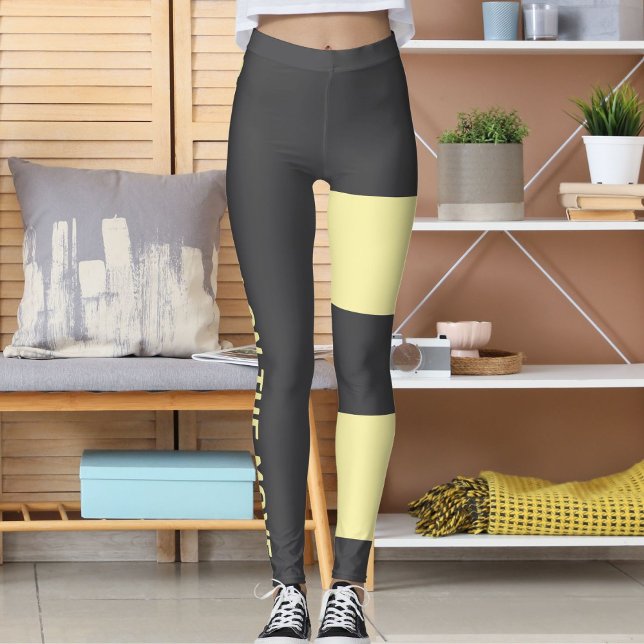 Legging Cinza Negra De Creme Personalizada Cat Mãe Giro Bo (Criador carregado)