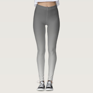 Legging Cinza neutro e liso do inclinação
