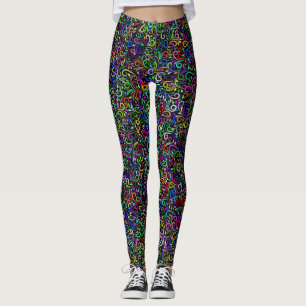 Legging Cinza Q Multicolorido