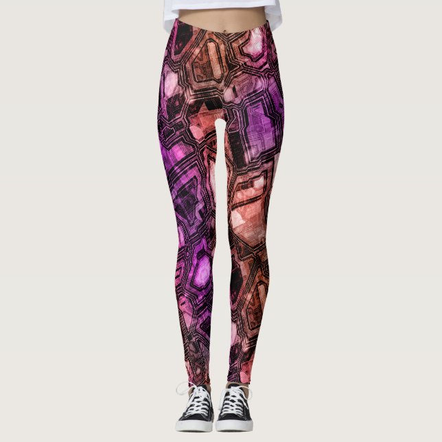 Legging Circuitos gemstone - astro flare : (Frente)