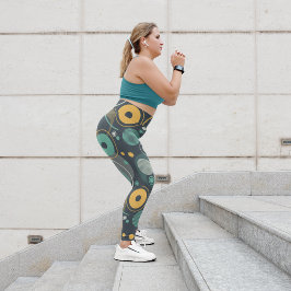 Legging Circulações em banda monocromática