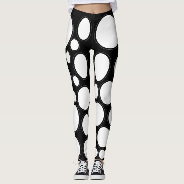 Legging Círculo Branco (Frente)