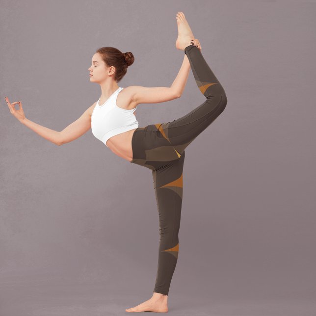 Legging Círculos castanhos retrorreflectores (Criador carregado)