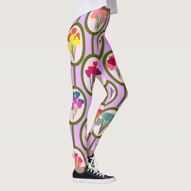 Legging Círculos de Flores (Direita)